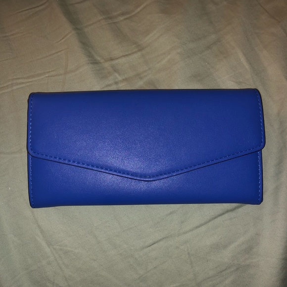 Royal Blue Forever 21 Wallet - Picture 1 of 4